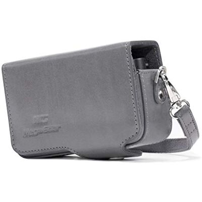 MegaGear Lederen cameratas met polsband compatibel met Sony Cyber-Shot DSC-RX100 VII, ZV-1, DSC-RX100 VI, DSC-RX100 V, DSC-RX100 IV, DSC-RX100 III, DSC-RX100 II grijs MegaGear Lederen cameratas met polsband compatibel met Sony Cyber-Shot DSC-RX100 VII, ZV-1, DSC-RX100 VI, DSC-RX100 V, DSC-RX100 IV, DSC-RX100 III, DSC-RX100 II grijs