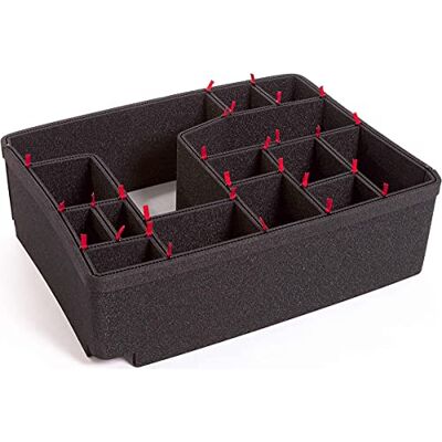 PELI 1560 TrekPak Scheidingskit Originele Protector Case Accessoires Compatibel met: 1560 Kleur: Zwart, voor Case 1560, Heavy Duty, zwart., Heavy duty PELI 1560 TrekPak Scheidingskit Originele Protector Case Accessoires Compatibel met: 1560 Kleur: Zwart, voor Case 1560, Heavy Duty, zwart., Heavy duty
