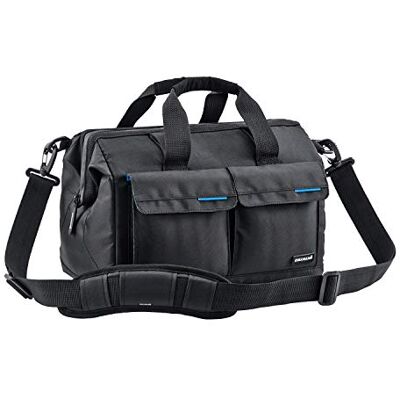 Cullmann Amsterdam Camera-schoudertas, 19 x 30 x 15 cm, zwart/blauw Cullmann Amsterdam Camera-schoudertas, 19 x 30 x 15 cm, zwart/blauw