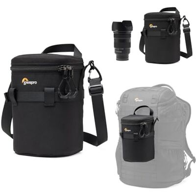 Lowepro ProTactic LCS 11 x 18 III gevoerde hoes voor 50-140 mm F/2.8 lens voor DSLR-camera's en spiegelloze camera's Volume: 2 l Afmetingen: 18 x 11 x 11 cm Lowepro ProTactic LCS 11 x 18 III gevoerde hoes voor 50-140 mm F/2.8 lens voor DSLR-camera's en spiegelloze camera's Volume: 2 l Afmetingen: 18 x 11 x 11 cm
