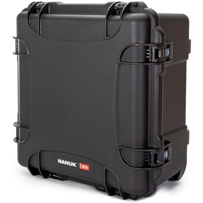 NANUK 968 waterdichte hardshell koffer met wielen en schuimrubberen inleg zwart NANUK 968 waterdichte hardshell koffer met wielen en schuimrubberen inleg zwart