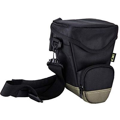 KIWIFOTOS Waterdichte en schokbestendige gewatteerde beschermhoes voor Nikon D7500 D7200 D5600 D5500 D5300 DSLR spiegelloze SLR Camera Flash-lens Batterij Sling Starp Tassen, Meerkleurig, Compact KIWIFOTOS Waterdichte en schokbestendige gewatteerde beschermhoes voor Nikon D7500 D7200 D5600 D5500 D5300 DSLR spiegelloze SLR Camera Flash-lens Batterij Sling Starp Tassen, Meerkleurig, Compact