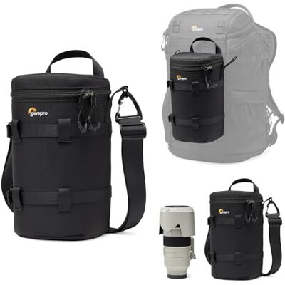 Lowepro ProTactic LCS 12 x 24 III cameralenshoes, fits70-200 mm F/2,8 (met kap), voor spiegelloze DSLR-camera's, vol-2,5 l, afmetingen: 24 x 12 x 12 cm, tas Lowepro ProTactic LCS 12 x 24 III cameralenshoes, fits70-200 mm F/2,8 (met kap), voor spiegelloze DSLR-camera's, vol-2,5 l, afmetingen: 24 x 12 x 12 cm, tas