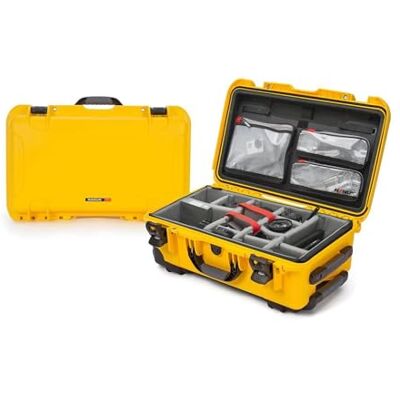 NANUK 935 Pro Photo Kit Waterdichte harde camerakoffer met gevoerde scheidingswanden en wielen, 56 x 36 x 23 cm Stofdicht en schokbestendig, handbagage (geel) NANUK 935 Pro Photo Kit Waterdichte harde camerakoffer met gevoerde scheidingswanden en wielen, 56 x 36 x 23 cm Stofdicht en schokbestendig, handbagage (geel)