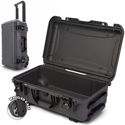 NANUK Wheeled Series 935 NK-7 lichte beschermhoes van hars, waterdicht, voor DSLR-camera, 3 lenzen, grafiet NANUK Wheeled Series 935 NK-7 lichte beschermhoes van hars, waterdicht, voor DSLR-camera, 3 lenzen, grafiet