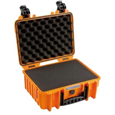 B&W Outdoor Case Hard Case Type 3000 met schuim (hardcase case case IP67, SI kubusschuim, waterdicht, binnenmaat 33x23,5x15cm, oranje) B&W Outdoor Case Hard Case Type 3000 met schuim (hardcase case case IP67, SI kubusschuim, waterdicht, binnenmaat 33x23,5x15cm, oranje)