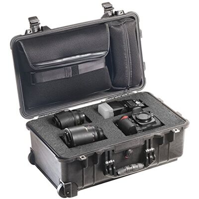 PELI 1510LFC Laptoptas en accessoiretas in IP67 waterdicht deksel, volume 27 l, met schuimrubberen inzetstuk (aanpasbaar) Kleur: zwart PELI 1510LFC Laptoptas en accessoiretas in IP67 waterdicht deksel, volume 27 l, met schuimrubberen inzetstuk (aanpasbaar) Kleur: zwart