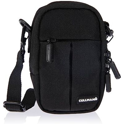 Cullmann 90220 MALAGA Compact 300 Cameratas voor compacte camera's, zwart binnenafmetingen: 70x110x40mm waterafstotend door 450D rip-stop polyester PU coating Cullmann 90220 MALAGA Compact 300 Cameratas voor compacte camera's, zwart binnenafmetingen: 70x110x40mm waterafstotend door 450D rip-stop polyester PU coating