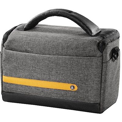Hama Terra Cameratas van gerecycled polyester (digitale cameratas 23 x 9,5 x 14 cm, schouderriem voor schoudertas, variabel binnenvak, trolleyriem, draaggreep) grijs Hama Terra Cameratas van gerecycled polyester (digitale cameratas 23 x 9,5 x 14 cm, schouderriem voor schoudertas, variabel binnenvak, trolleyriem, draaggreep) grijs