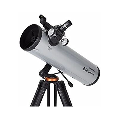 Celestron 22461 StarSense Explore DX 130 Newton reflectortelescoop met smartphone-technologie: twee oculairs, telefoondockingstation en in hoogte verstelbaar statief, zwart Celestron 22461 StarSense Explore DX 130 Newton reflectortelescoop met smartphone-technologie: twee oculairs, telefoondockingstation en in hoogte verstelbaar statief, zwart