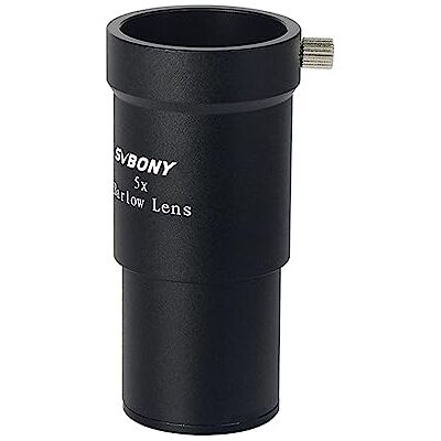 SVBONY Barlow Lens 5x,1.25" Multi-Coated Metal 5x Barlow Lens Telescoop Accessoires voor Telescoop Oculair SVBONY Barlow Lens 5x,1.25" Multi-Coated Metal 5x Barlow Lens Telescoop Accessoires voor Telescoop Oculair