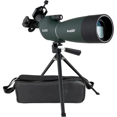 SVBONY SV28 Spotting Scope 25-75x70 BAK4 Prism MC Optiek Monoculair met Statief Telefoon Adapter 45 Gebogen Oculair Spotting Scope voor het observeren van vogels SVBONY SV28 Spotting Scope 25-75x70 BAK4 Prism MC Optiek Monoculair met Statief Telefoon Adapter 45 Gebogen Oculair Spotting Scope voor het observeren van vogels