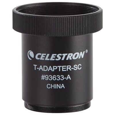 Celestron 93633-A T-adapter voor SLR of DSLR (C5, 6, 8, 9.25, 11, 14), zwart Celestron 93633-A T-adapter voor SLR of DSLR (C5, 6, 8, 9.25, 11, 14), zwart
