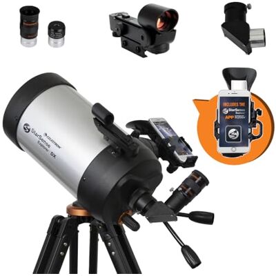 Celestron 22462 StarSense Explorer DX 5 inch Schmidt-Cassegrain telescoop compatibel met smartphone-app, iPhone/Android, gebruikt de StarSense-app om hemellichamen te vinden Celestron 22462 StarSense Explorer DX 5 inch Schmidt-Cassegrain telescoop compatibel met smartphone-app, iPhone/Android, gebruikt de StarSense-app om hemellichamen te vinden