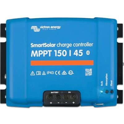Victron Energy SmartSolar MPPT 150 V 45 ampère 12/24/36/48 volt zonne-laadregelaar (Bluetooth) Victron Energy SmartSolar MPPT 150 V 45 ampère 12/24/36/48 volt zonne-laadregelaar (Bluetooth)