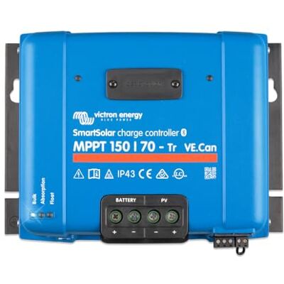 Victron Energy SmartSolar MPPT Tr VE. Can 150 V, 70 A, 12/24/36/48 volt zonne-laadregelaar (Bluetooth) Victron Energy SmartSolar MPPT Tr VE. Can 150 V, 70 A, 12/24/36/48 volt zonne-laadregelaar (Bluetooth)