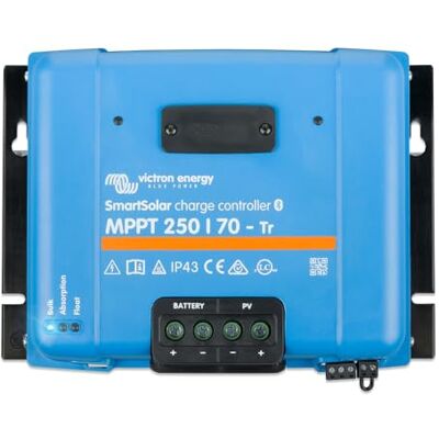 Victron Energy SmartSolar MPPT Tr 250 V 70 amp 12/24/36/48-volt zonne-laadregelaar (Bluetooth) Victron Energy SmartSolar MPPT Tr 250 V 70 amp 12/24/36/48-volt zonne-laadregelaar (Bluetooth)