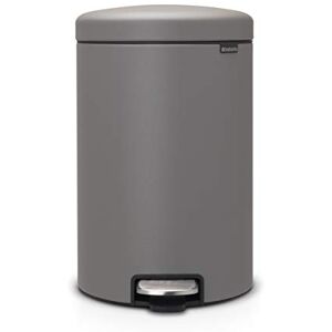 Brabantia newIcon Pedaalemmer met uitneembare binnenemmer, mineraal betongrijs, 20 liter Brabantia newIcon Pedaalemmer met uitneembare binnenemmer, mineraal betongrijs, 20 liter