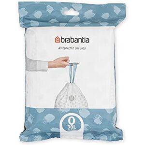 Brabantia PerfectFit afvalzakken (O-code/30 liter), zeer resistent, met intrekbare handgrepen (40 zakken) Brabantia PerfectFit afvalzakken (O-code/30 liter), zeer resistent, met intrekbare handgrepen (40 zakken)