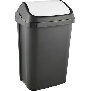 keeeper Afvalemmer met klapdeksel, 25 l, grafietgrijs keeeper Afvalemmer met klapdeksel, 25 l, grafietgrijs