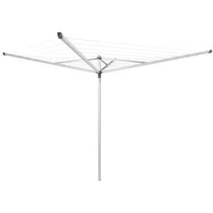 Brabantia 323201 Droogrek voor buiten, draaibaar, 4 armen, 40 m, met kunststof fitting en beschermhoes Brabantia 323201 Droogrek voor buiten, draaibaar, 4 armen, 40 m, met kunststof fitting en beschermhoes
