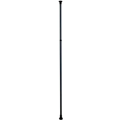 WENKO Hercules hoofdstang, voor het verlengen van het bijpassende telescopische systeem van metaal om tussen plafond en vloer te klemmen, antislip voeten, in hoogte verstelbaar van 165 tot 300 cm, zwart WENKO Hercules hoofdstang, voor het verlengen van het bijpassende telescopische systeem van metaal om tussen plafond en vloer te klemmen, antislip voeten, in hoogte verstelbaar van 165 tot 300 cm, zwart