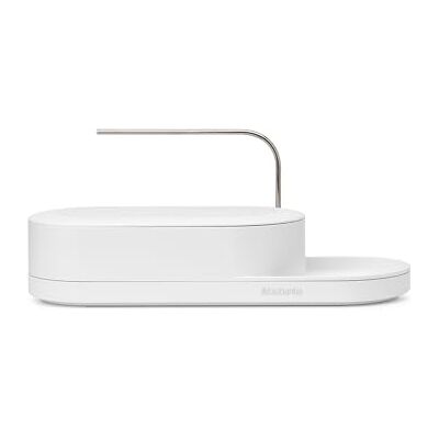 Brabantia Gootsteenorganizer met compact design voor sponzen en afwasborstel, met antislip sillicon-afdruipplaat voor de waterafvoer Brabantia Gootsteenorganizer met compact design voor sponzen en afwasborstel, met antislip sillicon-afdruipplaat voor de waterafvoer
