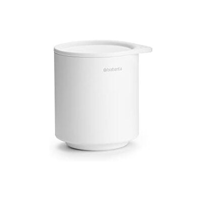 Brabantia Mindset opbergpot Ideaal om te organiseren Hygiënisch deksel Corrosiebestendig Gemakkelijk te reinigen Badkameraccessoires Fresh White 9,5 x 8 x 9,5 cm Brabantia Mindset opbergpot Ideaal om te organiseren Hygiënisch deksel Corrosiebestendig Gemakkelijk te reinigen Badkameraccessoires Fresh White 9,5 x 8 x 9,5 cm