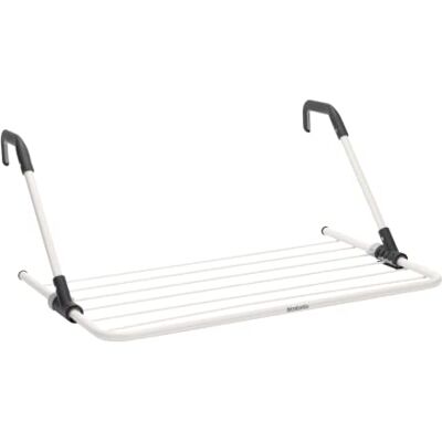 Brabantia Hangend droogrek Slim slot Eenvoudig te installeren Past op dunne deuren en muren Opvouwbare armen Voor kleine wasmiddelen Wit 4.5 m Brabantia Hangend droogrek Slim slot Eenvoudig te installeren Past op dunne deuren en muren Opvouwbare armen Voor kleine wasmiddelen Wit 4.5 m