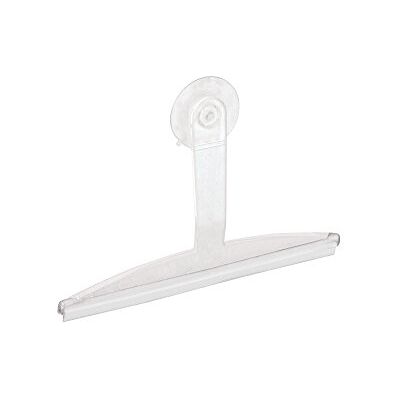 InterDesign Basic Douchewisser, grote raamtrekker van kunststof met zuignap, transparant InterDesign Basic Douchewisser, grote raamtrekker van kunststof met zuignap, transparant