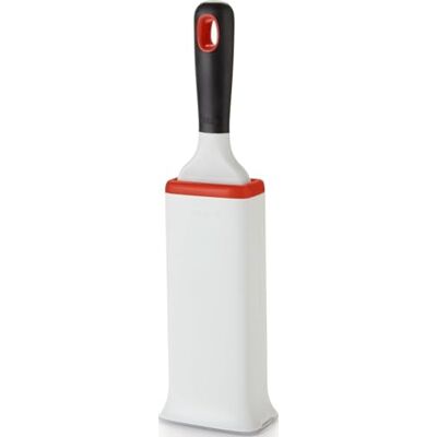 OXO Good Grips pluisborstel voor kleding FurLifter zelfreinigende borstel 24 cm wit oranje OXO Good Grips pluisborstel voor kleding FurLifter zelfreinigende borstel 24 cm wit oranje