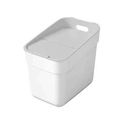 Curver Afvalemmer Tri 20 liter ideaal voor onder de gootsteen met wand- of deurhouder voor de keuken, badkamer, wasruimte 100% gerecycled wit Curver Afvalemmer Tri 20 liter ideaal voor onder de gootsteen met wand- of deurhouder voor de keuken, badkamer, wasruimte 100% gerecycled wit