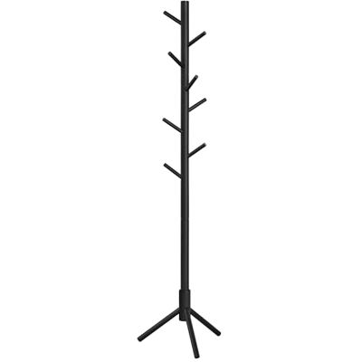 VASAGLE kapstok van massief hout, in de vorm van een boom, met 8 haken, 3 instelbare hoogtes, voor kleding, hoeden, tassen, voor woonkamer, slaapkamer, studeerkamer Zwart, RCR004B01 VASAGLE kapstok van massief hout, in de vorm van een boom, met 8 haken, 3 instelbare hoogtes, voor kleding, hoeden, tassen, voor woonkamer, slaapkamer, studeerkamer Zwart, RCR004B01