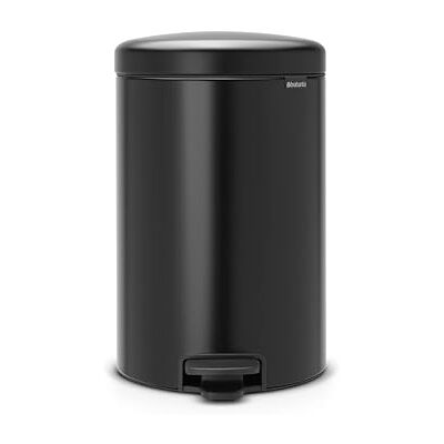 Brabantia newIcon Pedaalemmer met uitneembare binnenemmer, 20 liter, mat zwart Brabantia newIcon Pedaalemmer met uitneembare binnenemmer, 20 liter, mat zwart