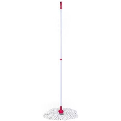 Kleeneze KL087799EU7 Deep Clean Mop met navulkop, super absorberende microvezel schrobkoppen, niet-krassend voor harde vloeren, tegels/laminaat/hout, vloerschrobpad, uitschuifbare telescopische Kleeneze KL087799EU7 Deep Clean Mop met navulkop, super absorberende microvezel schrobkoppen, niet-krassend voor harde vloeren, tegels/laminaat/hout, vloerschrobpad, uitschuifbare telescopische