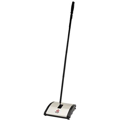 Bissell Natural Sweep Veegmachine, voor harde vloeren en vloerbedekking, snoerloos, vereist geen stroom, 92N0N Bissell Natural Sweep Veegmachine, voor harde vloeren en vloerbedekking, snoerloos, vereist geen stroom, 92N0N