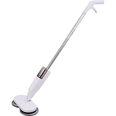 01 02 015 Elektrische mop, draadloze handdroge en vochtige mop, dubbel gebruik, met 4 reservedoeken, draaibaar, USB-opladen, elektrische mop voor harde vloeren, tegels, marmer 01 02 015 Elektrische mop, draadloze handdroge en vochtige mop, dubbel gebruik, met 4 reservedoeken, draaibaar, USB-opladen, elektrische mop voor harde vloeren, tegels, marmer