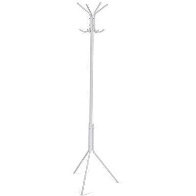 Versa Kala Minimalistische kapstok met 8 haken of haken voor kleding of tassen voor de entree, afmetingen (H x B x B): 174 x 42 x 48 cm, metaal, wit Versa Kala Minimalistische kapstok met 8 haken of haken voor kleding of tassen voor de entree, afmetingen (H x B x B): 174 x 42 x 48 cm, metaal, wit