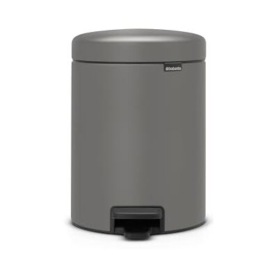 Brabantia Pedaalemmer 126284 Mineraal Beton Grijs 5L Brabantia Pedaalemmer 126284 Mineraal Beton Grijs 5L