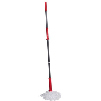 Dirt Devil Microvezelmop 125 x Ø 7,5 cm gemakkelijk uit te wringen rood/grijs Dirt Devil Microvezelmop 125 x Ø 7,5 cm gemakkelijk uit te wringen rood/grijs