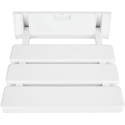 Generic Opvouwbare badkamerbank, wanddouchezitje voor sauna, minimalistische stijl, hoogwaardig ABS-materiaal, spa of badkamer Generic Opvouwbare badkamerbank, wanddouchezitje voor sauna, minimalistische stijl, hoogwaardig ABS-materiaal, spa of badkamer