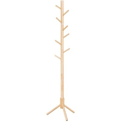VASAGLE RCR004N01 kapstok met voetstuk, van hout, in boomvorm, met 8 haken, 3 instelbare hoogtes, voor kleding, hoeden, tassen, voor entree, woonkamer, slaapkamer, kantoor, houtkleur VASAGLE RCR004N01 kapstok met voetstuk, van hout, in boomvorm, met 8 haken, 3 instelbare hoogtes, voor kleding, hoeden, tassen, voor entree, woonkamer, slaapkamer, kantoor, houtkleur