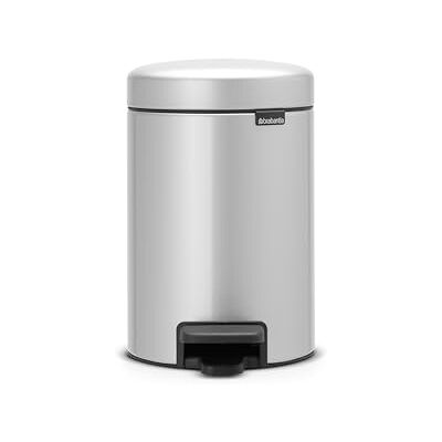 Brabantia 113260 New Icon pedaalemmer roestvrij staal grijs 17 x 23,5 x 26,4 cm 3 L Brabantia 113260 New Icon pedaalemmer roestvrij staal grijs 17 x 23,5 x 26,4 cm 3 L