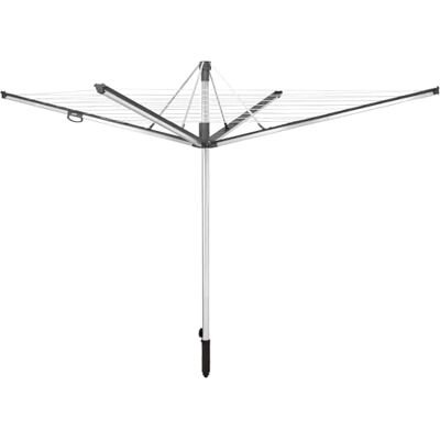 Leifheit Linomatic 500 Plus Droogmolen met linneninvoer voor schoon wassen, in hoogte verstelbaar, wasrek incl. bodemhuls, 50 m waslijn, gemakkelijk openen en sluiten Leifheit Linomatic 500 Plus Droogmolen met linneninvoer voor schoon wassen, in hoogte verstelbaar, wasrek incl. bodemhuls, 50 m waslijn, gemakkelijk openen en sluiten