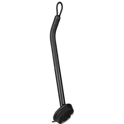 WENKO Cuvo 55033100 afwasborstel met ergonomische handgreep, korte borstelharen voor grote reiniging en schraper voor het verwijderen van hardnekkig vuil, 6 x 31 x 6 cm WENKO Cuvo 55033100 afwasborstel met ergonomische handgreep, korte borstelharen voor grote reiniging en schraper voor het verwijderen van hardnekkig vuil, 6 x 31 x 6 cm