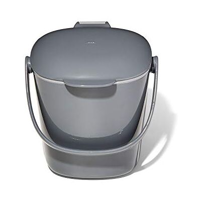 OXO Good Grips Compostcontainer, compostbak voor de keuken, geurwerend, grijs, 2,8 l OXO Good Grips Compostcontainer, compostbak voor de keuken, geurwerend, grijs, 2,8 l