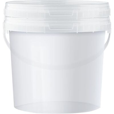 POSH Emmer 10 liter van transparant kunststof, geschikt voor levensmiddelen, lekvrij, geurloos, robuust, stabiel en luchtdicht, emmer met handvat (2, 10 liter) POSH Emmer 10 liter van transparant kunststof, geschikt voor levensmiddelen, lekvrij, geurloos, robuust, stabiel en luchtdicht, emmer met handvat (2, 10 liter)