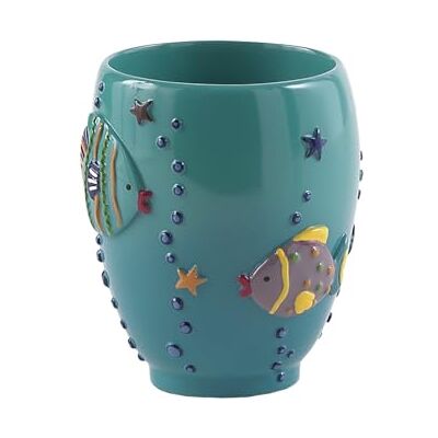 Gedy Dori glas, hars, turquoise, 8,5 x 8,5 x 10,5 cm Gedy Dori glas, hars, turquoise, 8,5 x 8,5 x 10,5 cm