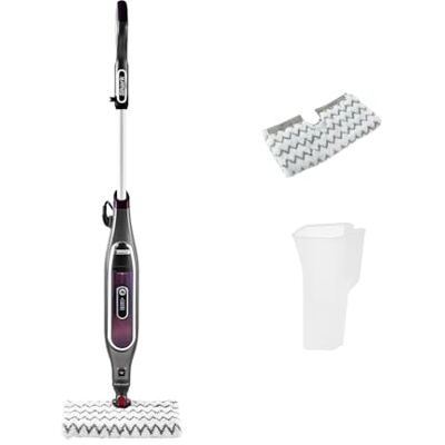 Shark S6003EU Steam Blast STOOM MOP, Dirt Grip, 3 slimme stoomregelingen, bordeauxrood, één maat, paars Shark S6003EU Steam Blast STOOM MOP, Dirt Grip, 3 slimme stoomregelingen, bordeauxrood, één maat, paars