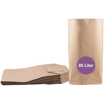 ZURAS ® Afvalzakken voor biologisch afval, 80 liter, 25 stuks ZURAS ® Afvalzakken voor biologisch afval, 80 liter, 25 stuks